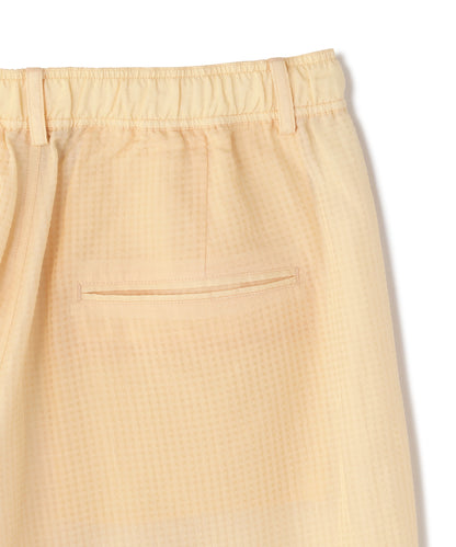 SHEER EASY SHORT PT-Gingham Check Indian