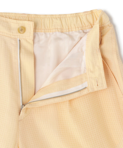 SHEER EASY SHORT PT-Gingham Check Indian