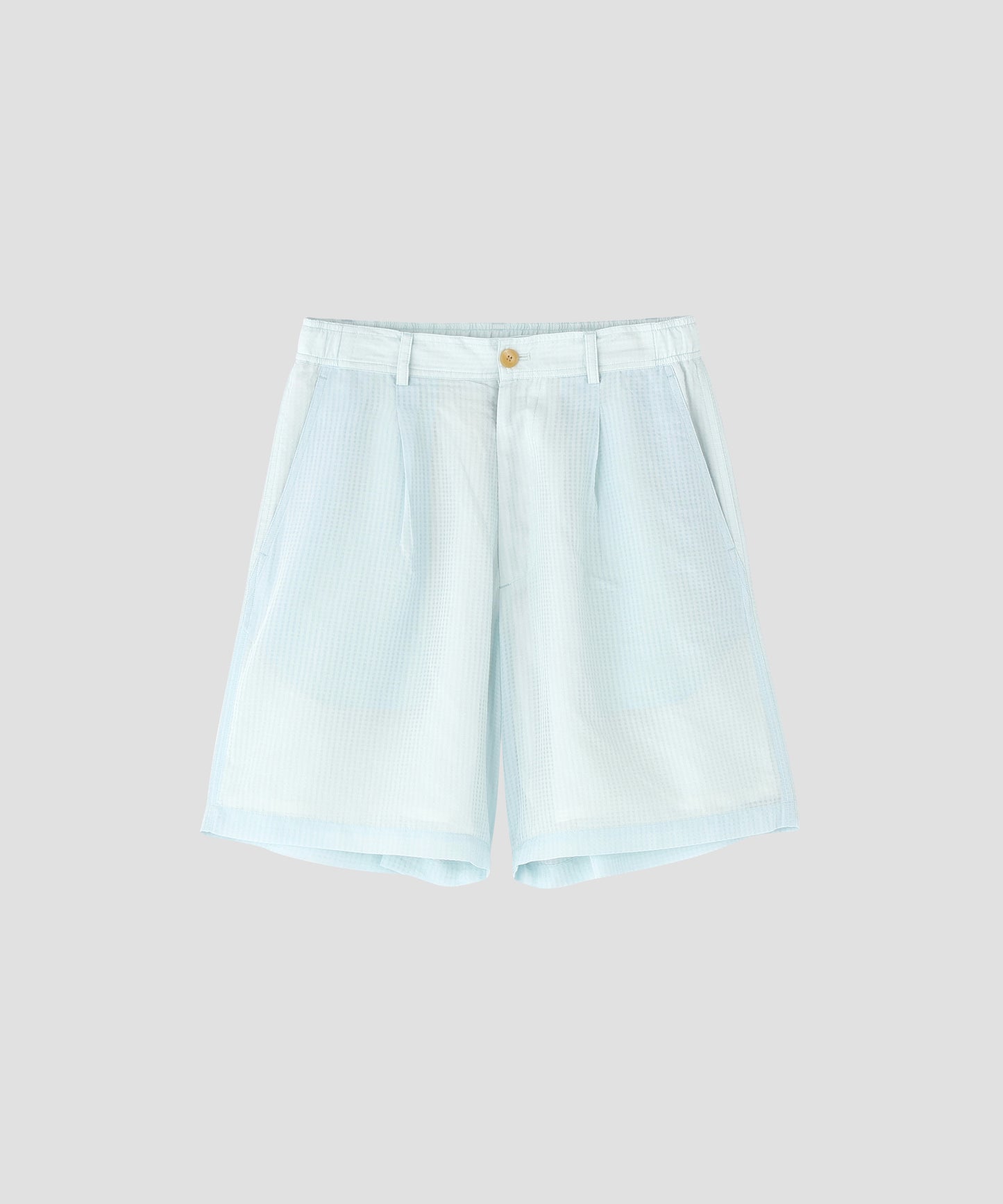 SHEER EASY SHORT PT-Gingham Check Indian