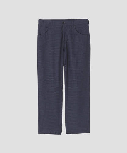 【Lee/SEVEN BY SEVEN】 SHEER COWBOY PANTS ‐Gingham Check Indian fabric‐