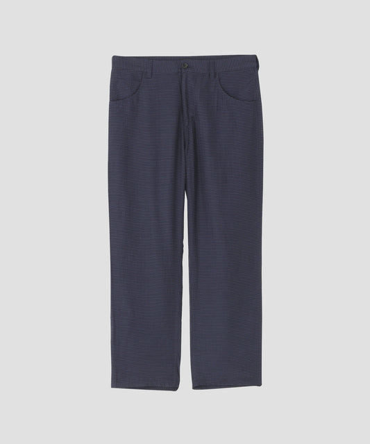 【Lee/SEVEN BY SEVEN】 SHEER COWBOY PANTS ‐Gingham Check Indian fabric‐