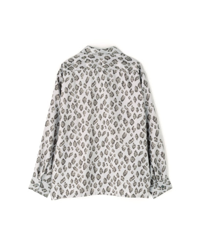 OPEN COLLAR SHIRTS　L/S ‐Leopard Print‐