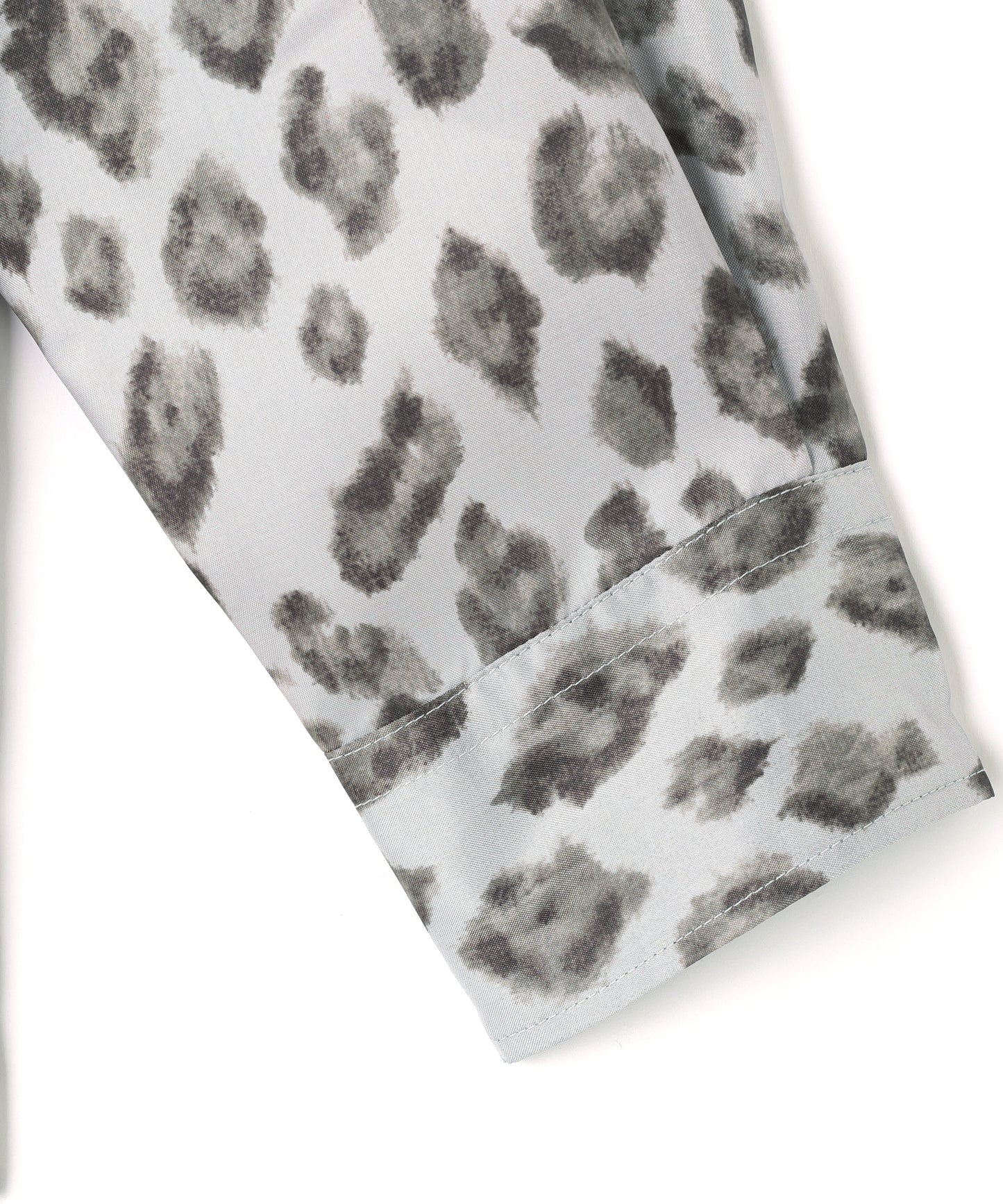 OPEN COLLAR SHIRTS　L/S ‐Leopard Print‐
