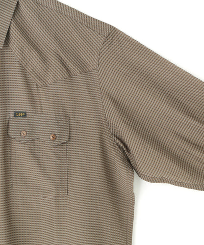 【Lee/SEVEN BY SEVEN】 SHEER COWBOY SHIRTS ‐Gingham Check Indian fabric‐