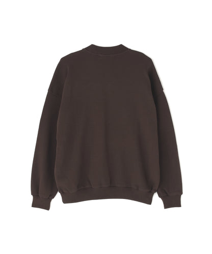 CREW NECK STRIPE KNIT SWEATER ‐Cool touch Organic cotton‐