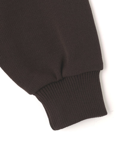 CREW NECK STRIPE KNIT SWEATER ‐Cool touch Organic cotton‐