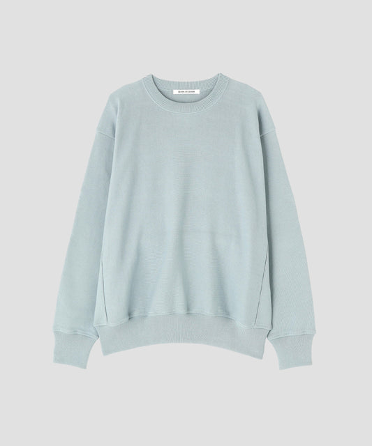 CREW NECK KNIT SWEAT SHIRTS ‐Tight tension Cotton‐