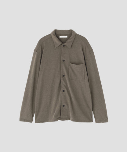SHIRTS JACKET ‐Silk noil Jersey‐