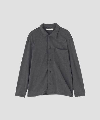 SHIRTS JACKET ‐Silk noil Jersey‐