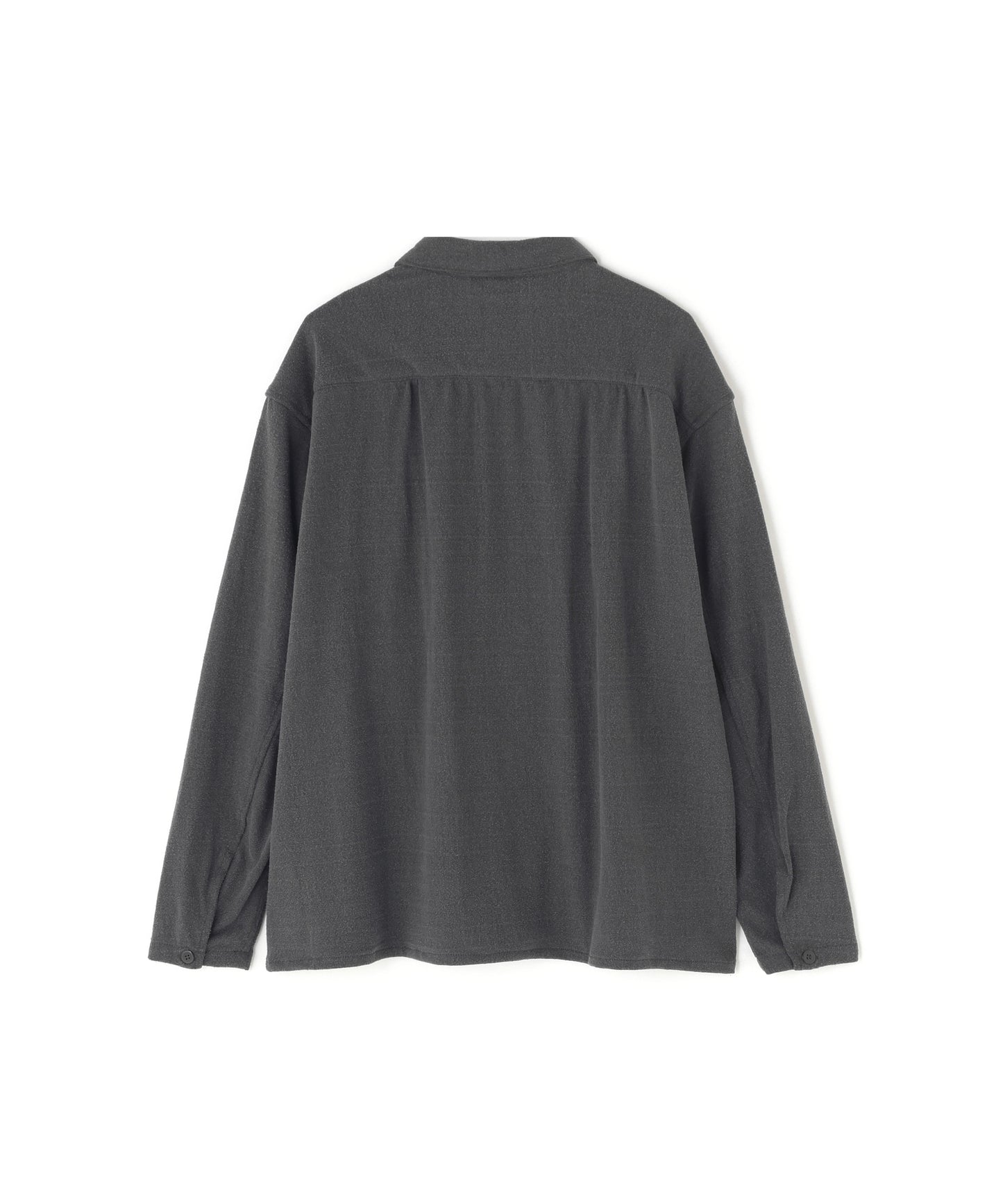 SHIRTS JACKET ‐Silk noil Jersey‐