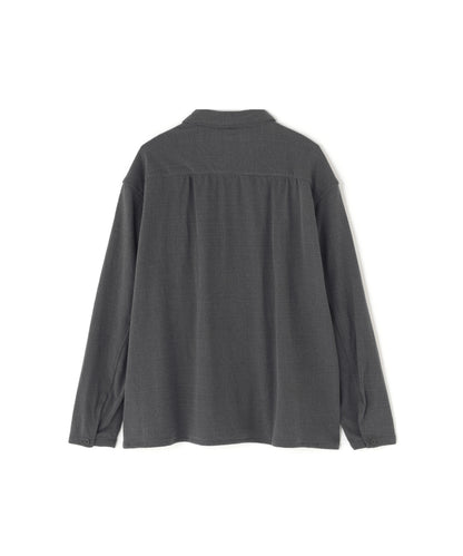 SHIRTS JACKET ‐Silk noil Jersey‐