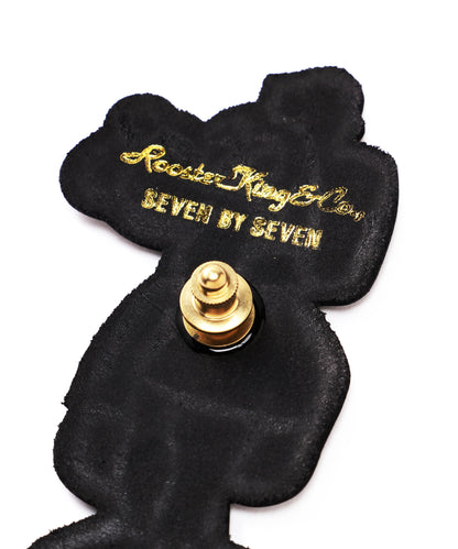 【Rooster King＆Co.,/SEVEN BY SEVEN】 LEATHER CARVING PINS -G**fy-