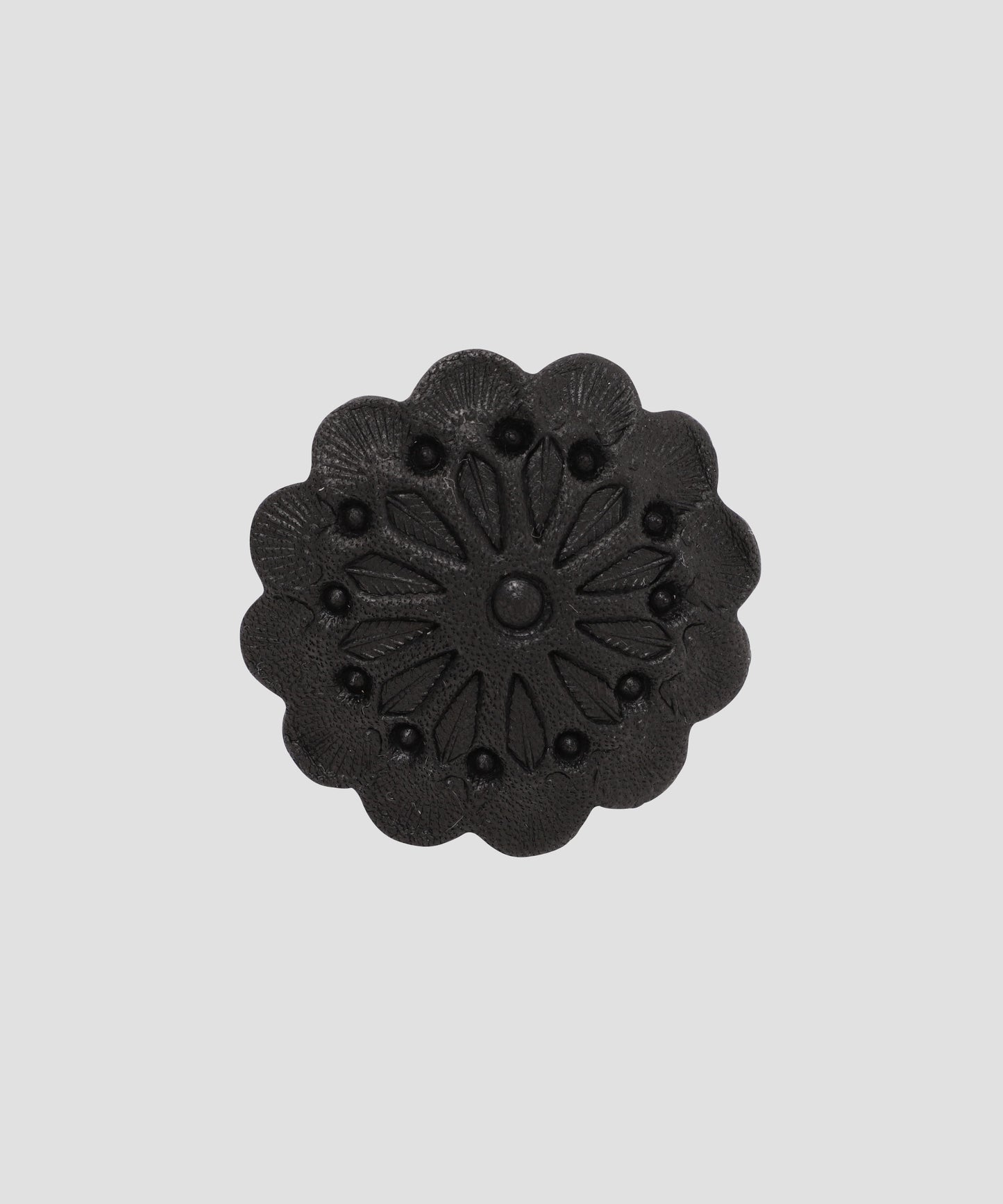 【Rooster King＆Co.,/SEVEN BY SEVEN】 LEATHER CARVING PINS -small Concho Style B-