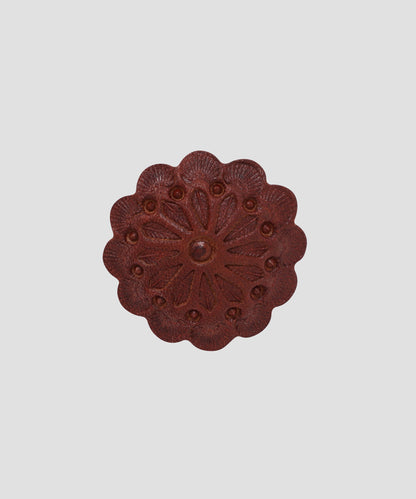 【Rooster King＆Co.,/SEVEN BY SEVEN】 LEATHER CARVING PINS -small Concho Style B-