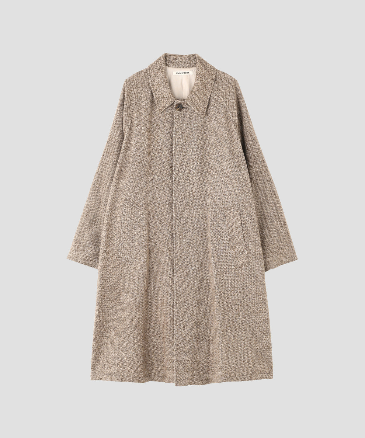 BAL COLLAR COAT　 -Silk Wool Angora Cashmere -