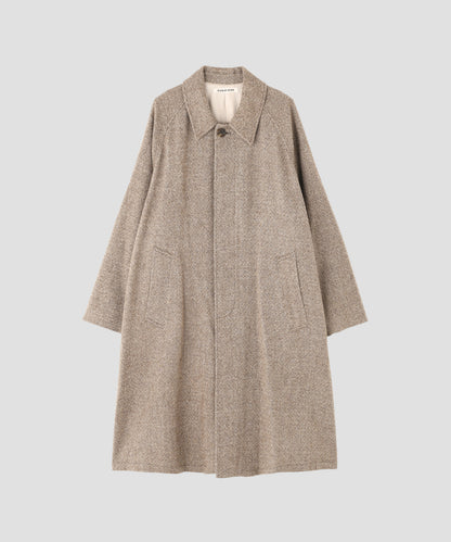 BAL COLLAR COAT　 -Silk Wool Angora Cashmere -