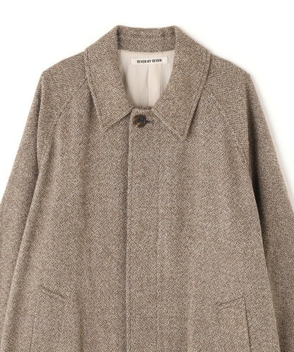 BAL COLLAR COAT　 -Silk Wool Angora Cashmere -