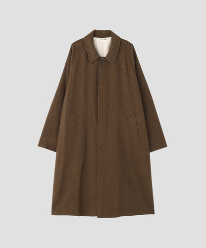 BAL COLLAR COAT　 -Silk Wool Angora Cashmere -