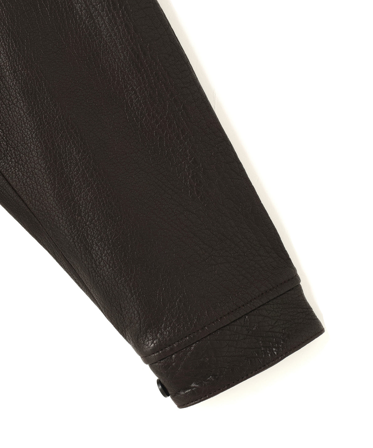 LEATHER ZIP UP BLOUSON ‐Sheep Shrink Leather ‐