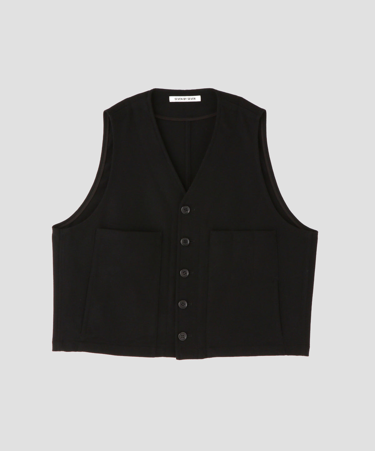WORK VEST ‐Powder Melton Wool‐