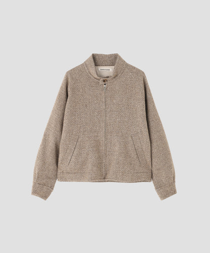 DOG EAR JACKET -  - Silk Wool Angora Cashmere -