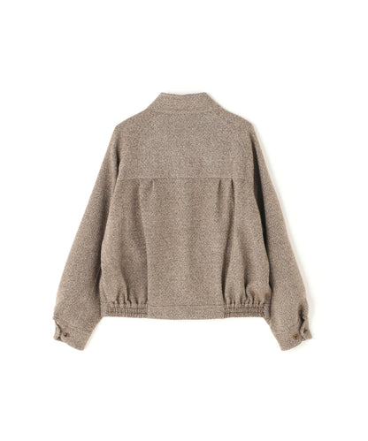DOG EAR JACKET -  - Silk Wool Angora Cashmere -