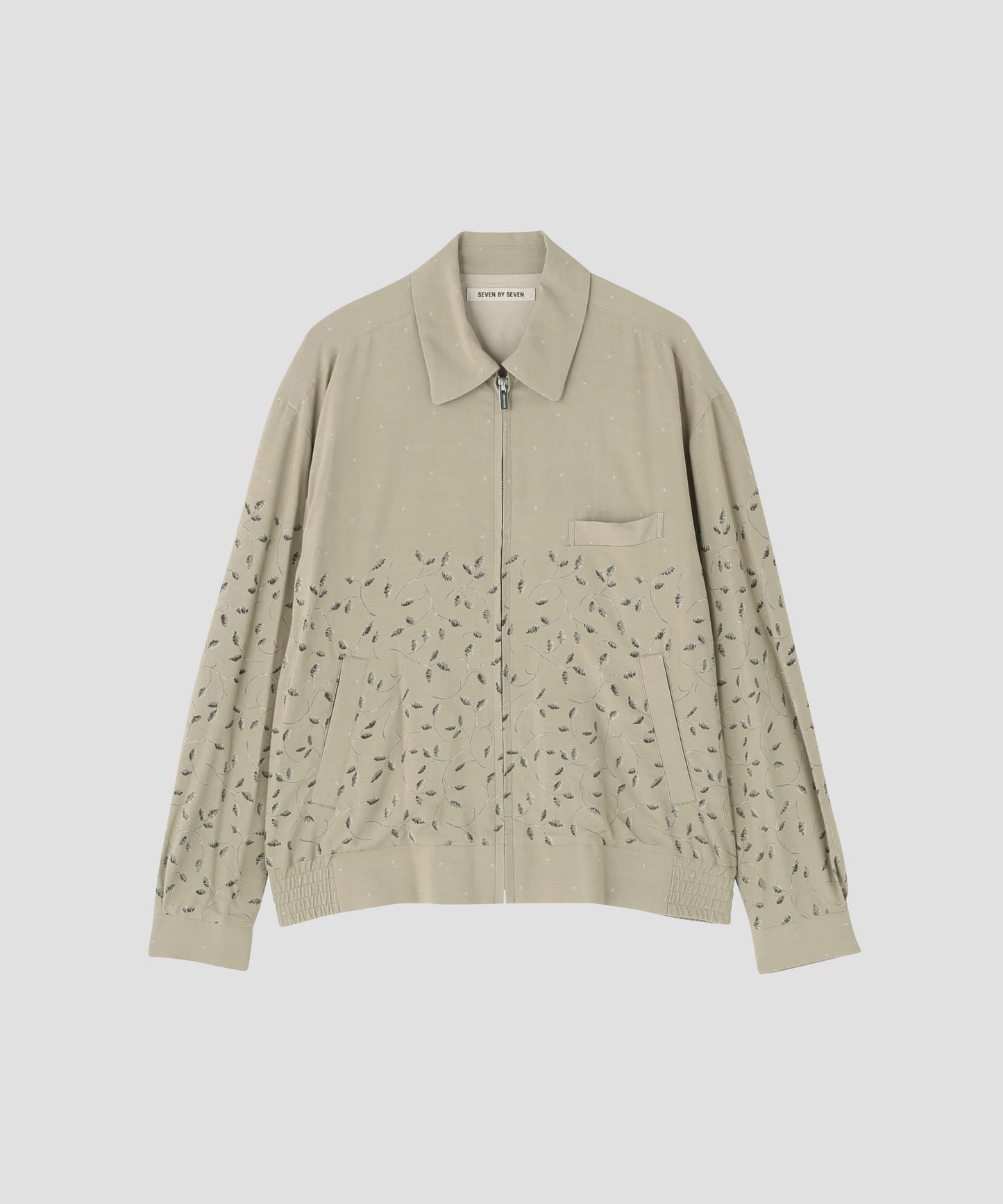ZIP UP BLOUSON  - Botanical print -