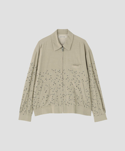 ZIP UP BLOUSON  - Botanical print -