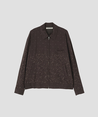 ZIP UP BLOUSON  - Botanical print -