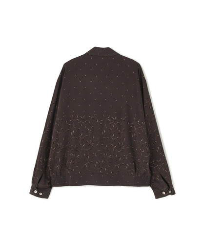 ZIP UP BLOUSON  - Botanical print -