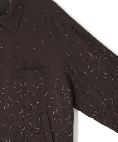 ZIP UP BLOUSON  - Botanical print -
