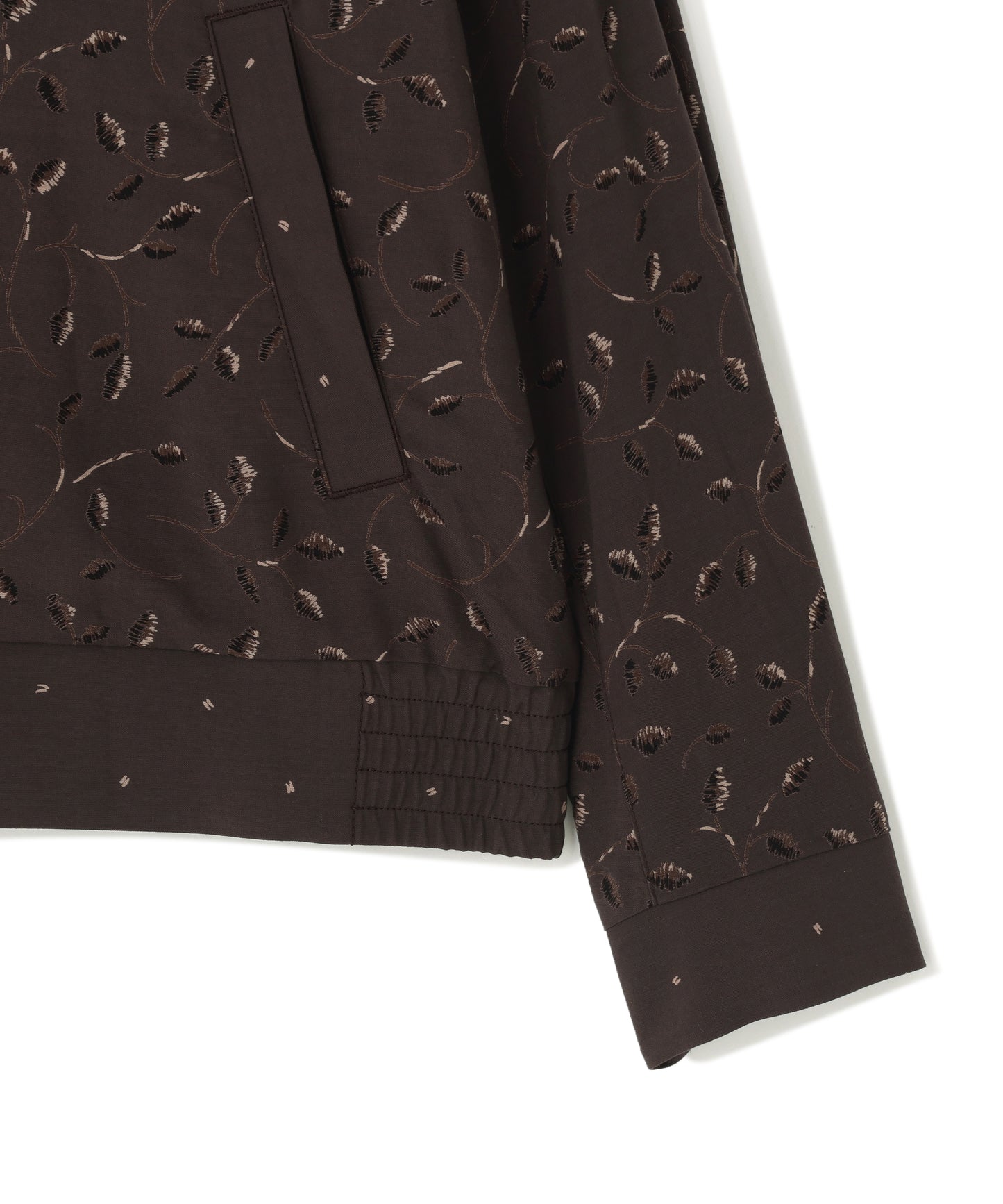 ZIP UP BLOUSON  - Botanical print -