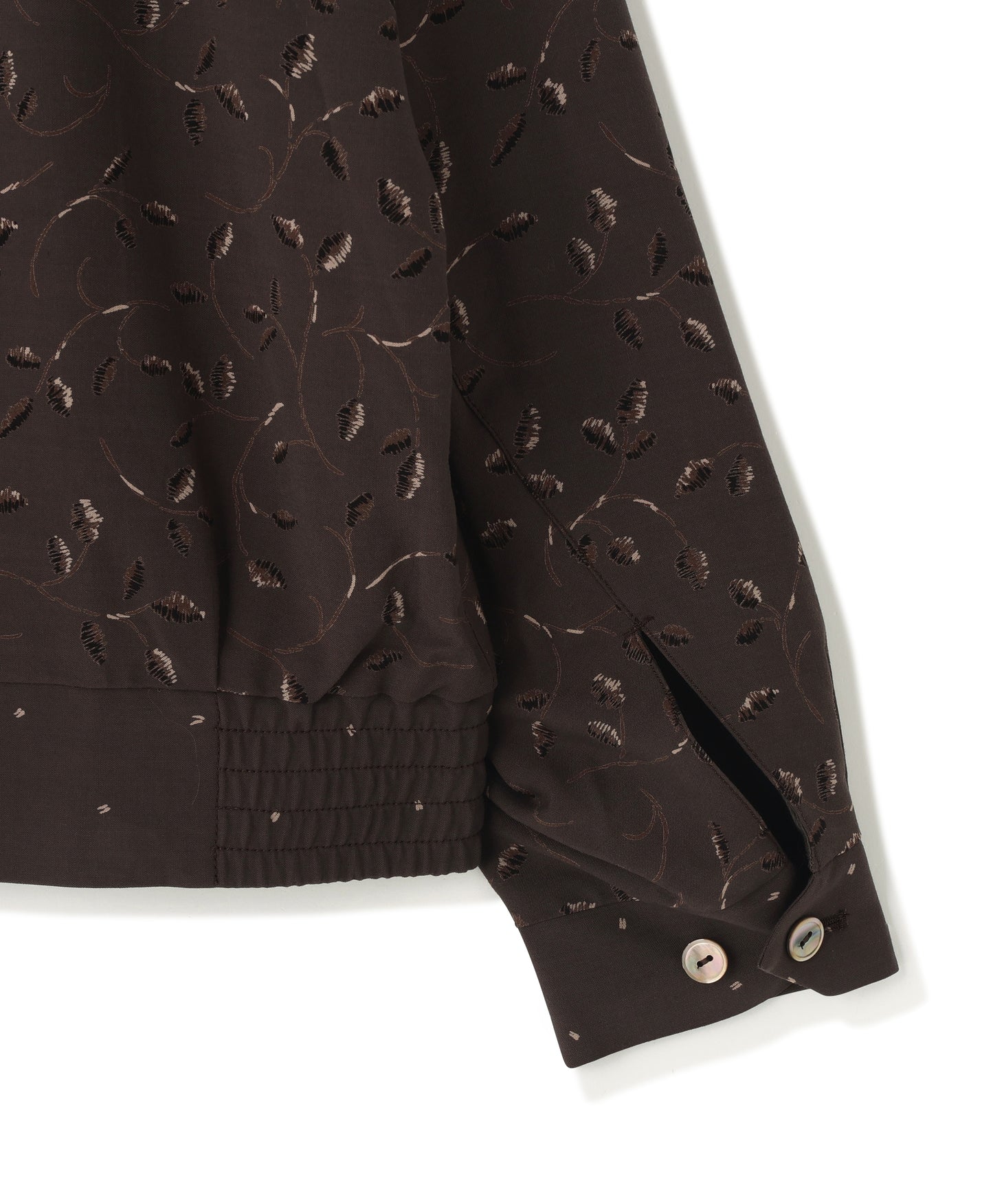 ZIP UP BLOUSON  - Botanical print -