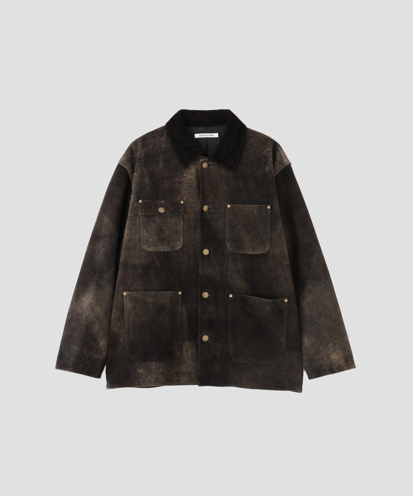 【PRE ORDER】LEATHER MICHIGAN CHORE COAT ‐Antique finish‐