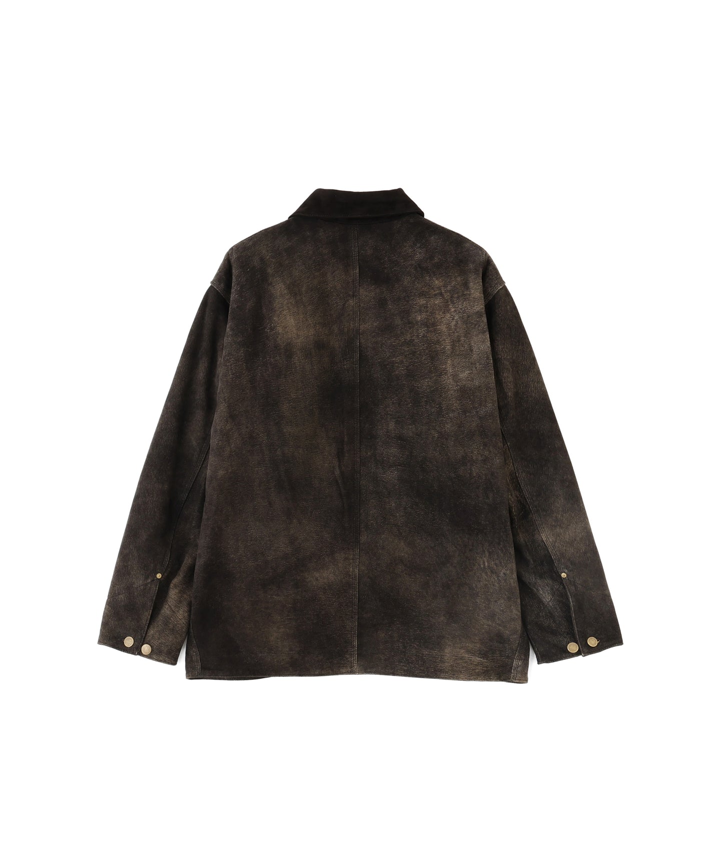 【PRE ORDER】LEATHER MICHIGAN CHORE COAT ‐Antique finish‐
