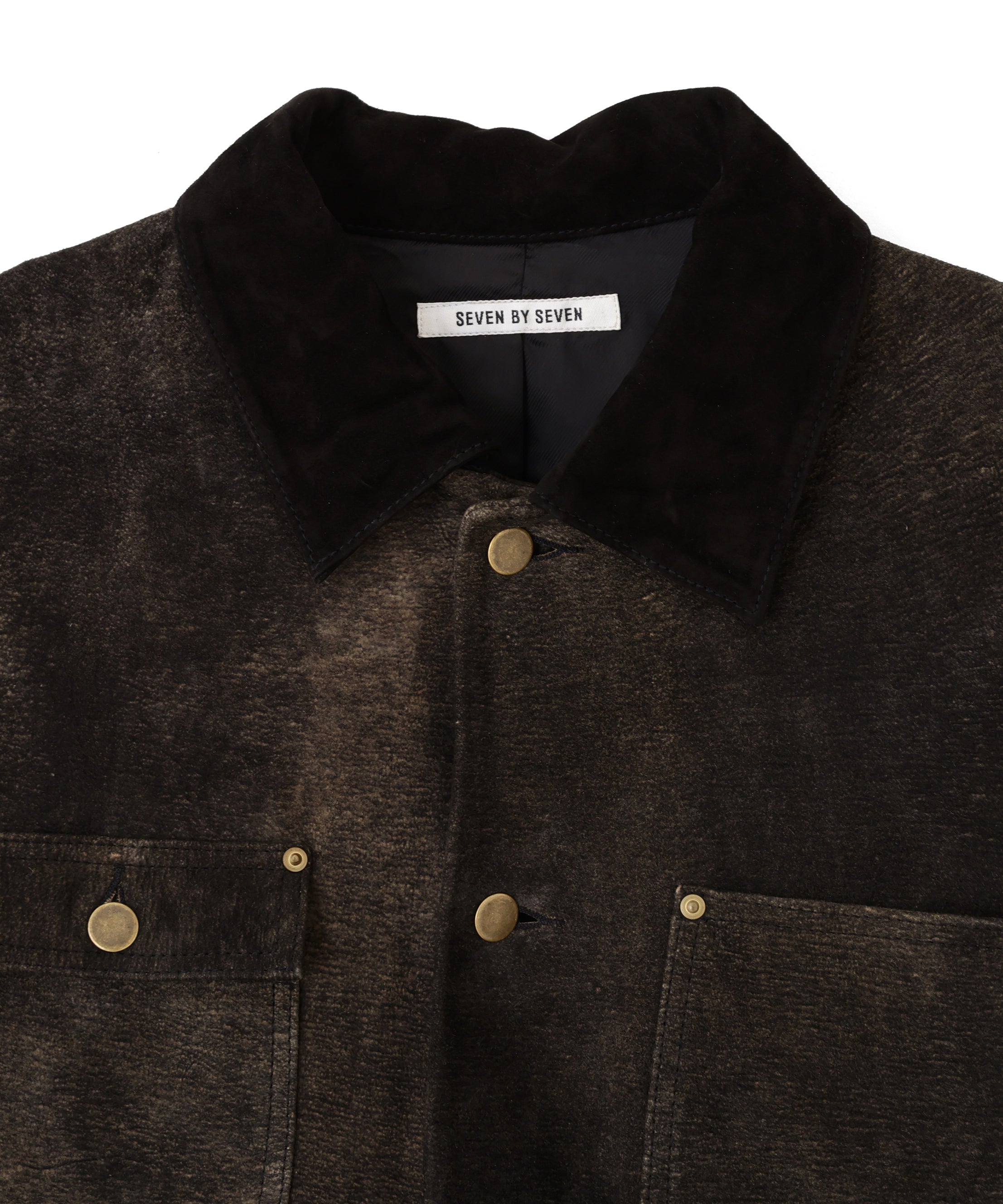 PRE ORDER】LEATHER MICHIGAN CHORE COAT ‐Antique finish‐ | SEVEN BY