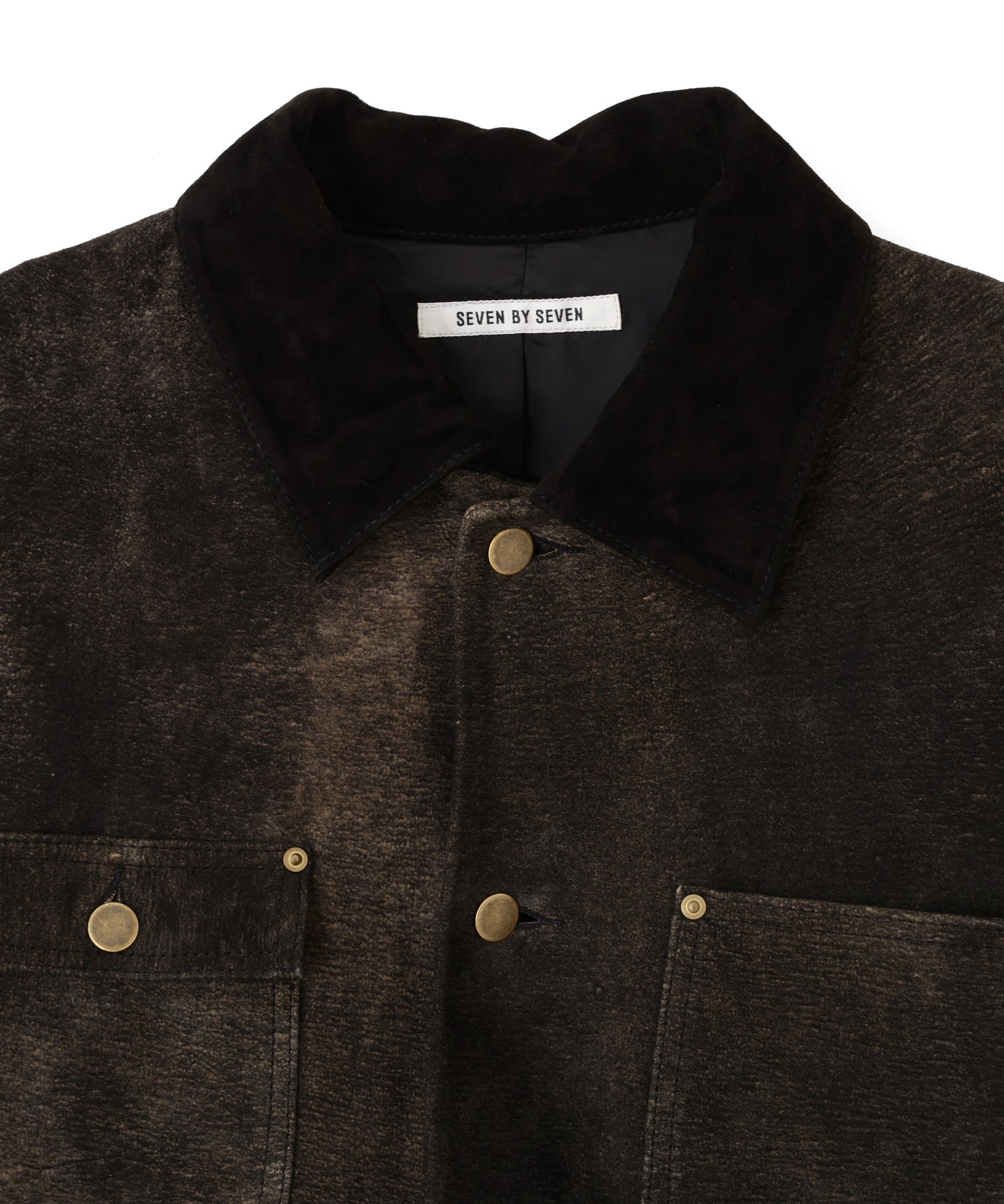 【PRE ORDER】LEATHER MICHIGAN CHORE COAT ‐Antique finish‐