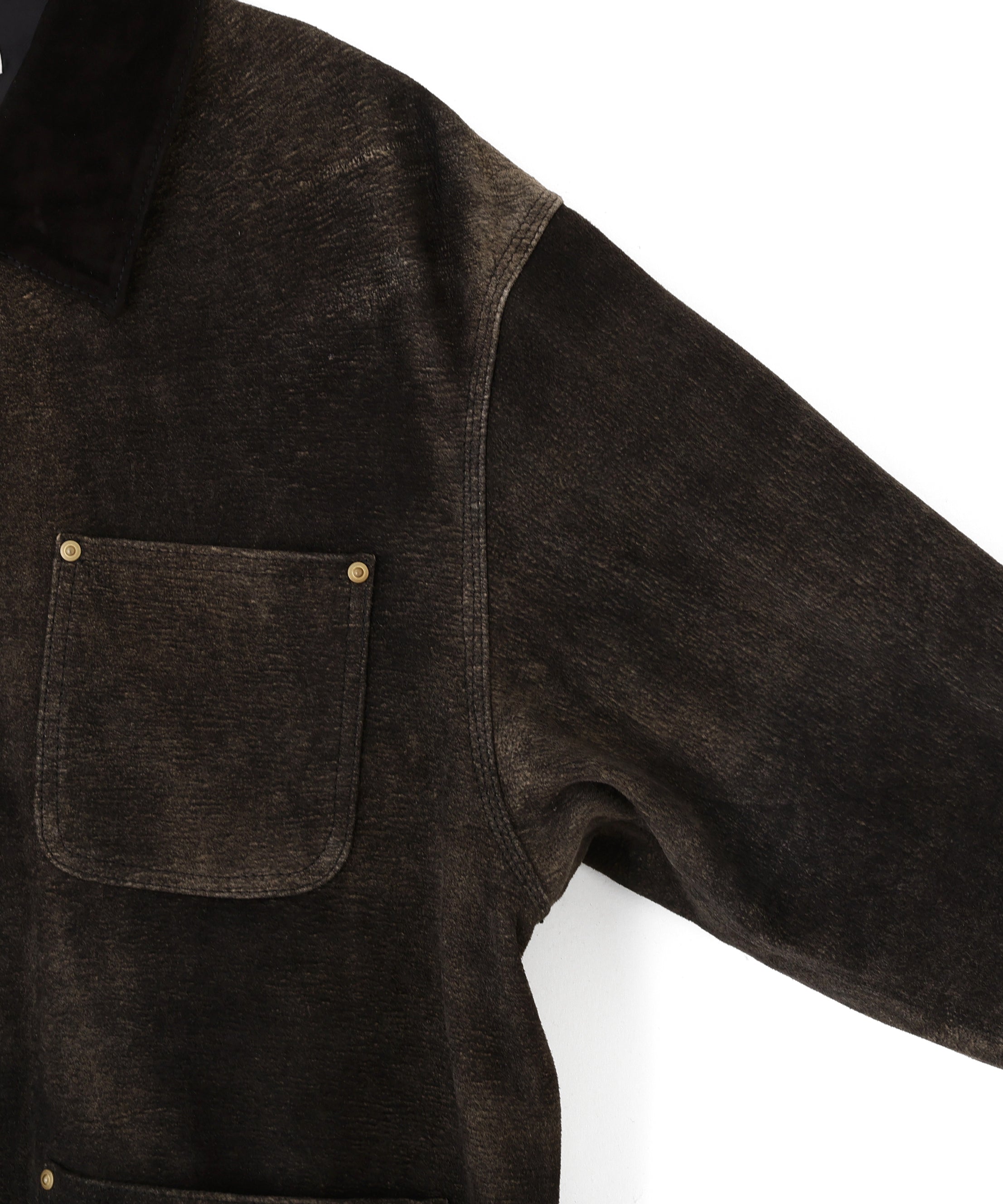 PRE ORDER】LEATHER MICHIGAN CHORE COAT ‐Antique finish‐ | SEVEN BY