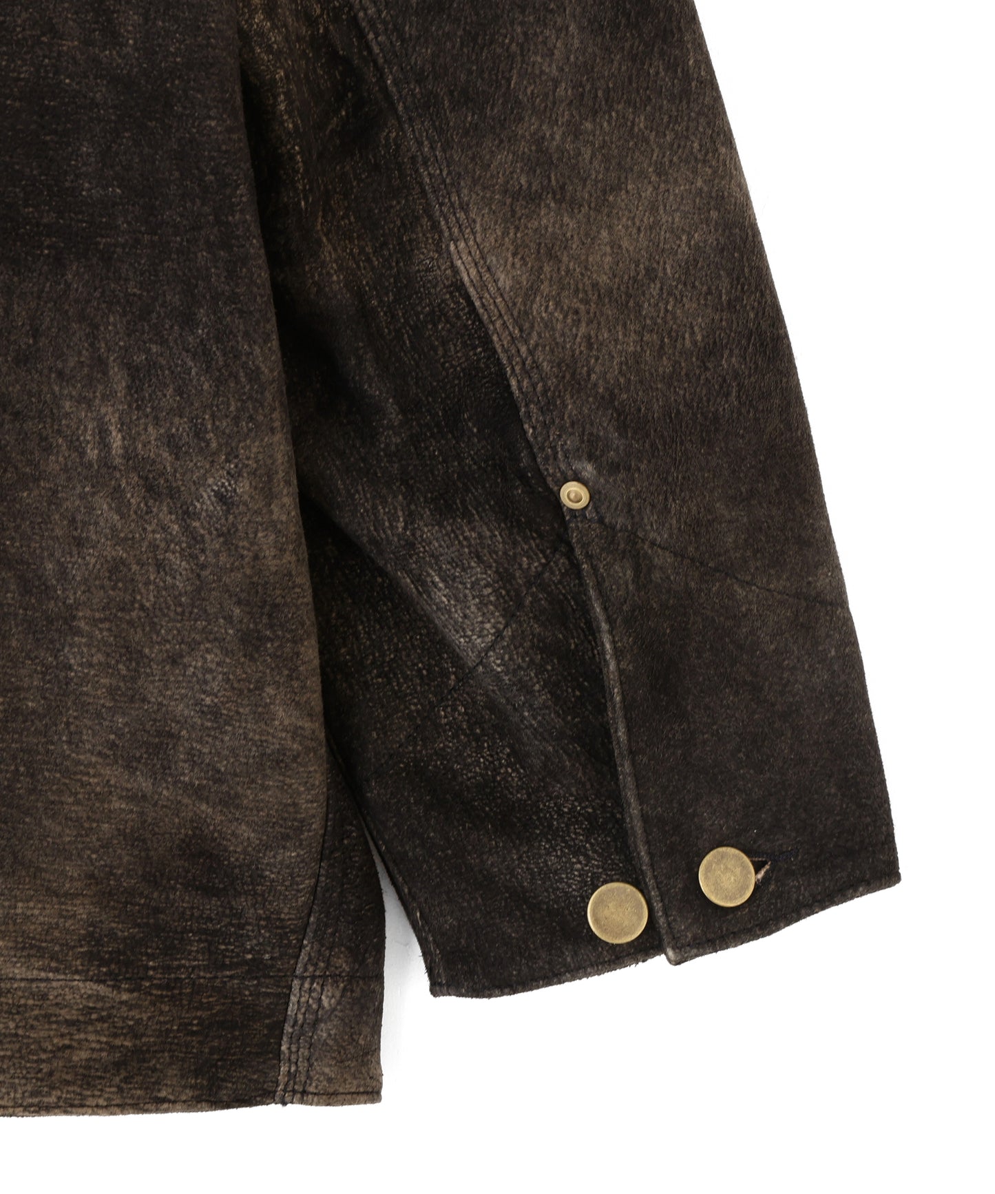 【PRE ORDER】LEATHER MICHIGAN CHORE COAT ‐Antique finish‐