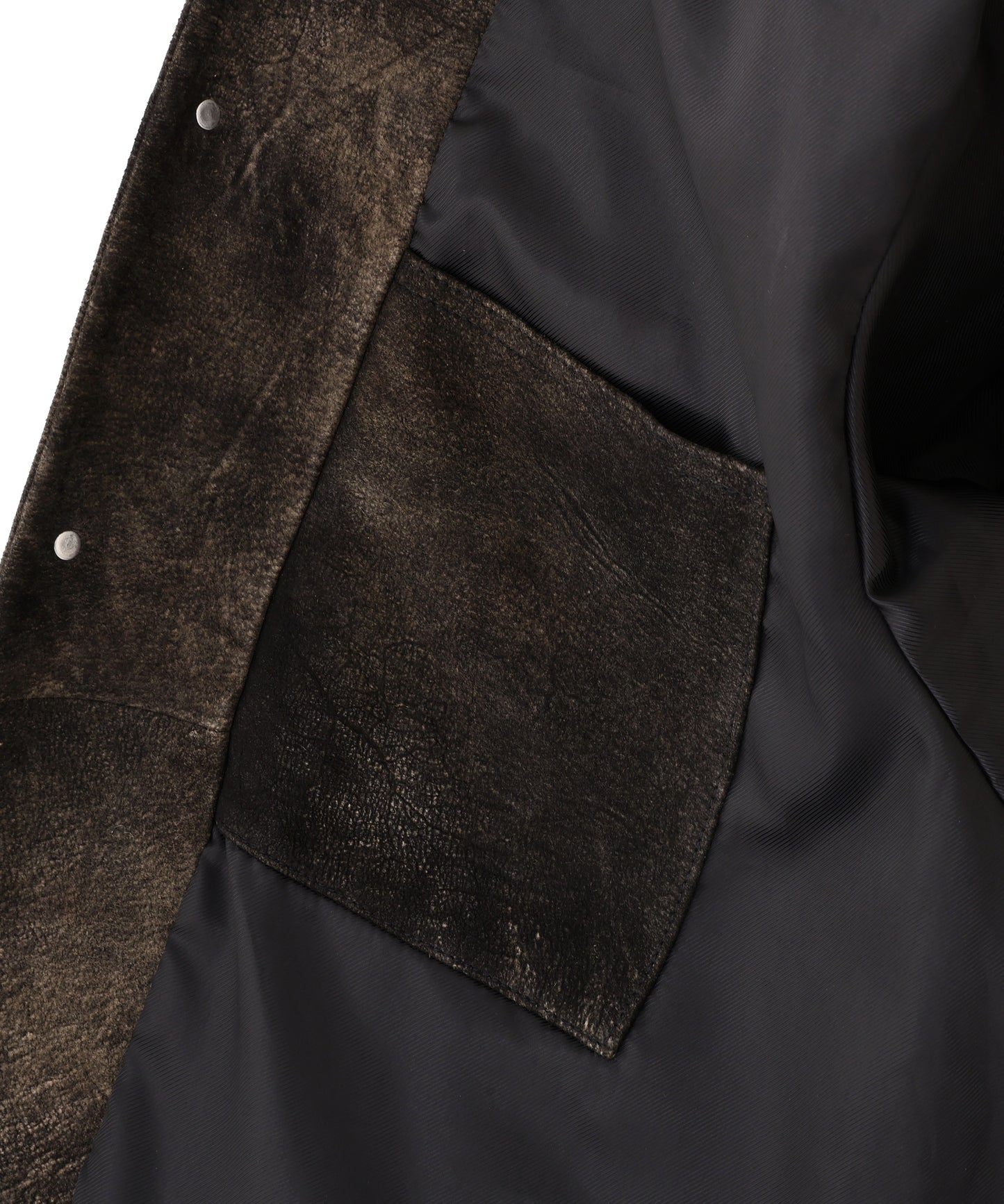 【PRE ORDER】LEATHER MICHIGAN CHORE COAT ‐Antique finish‐