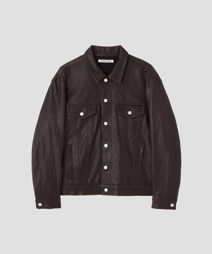 【PRE ORDER】LEATHER TRACKER JACKET <Type：3RD>