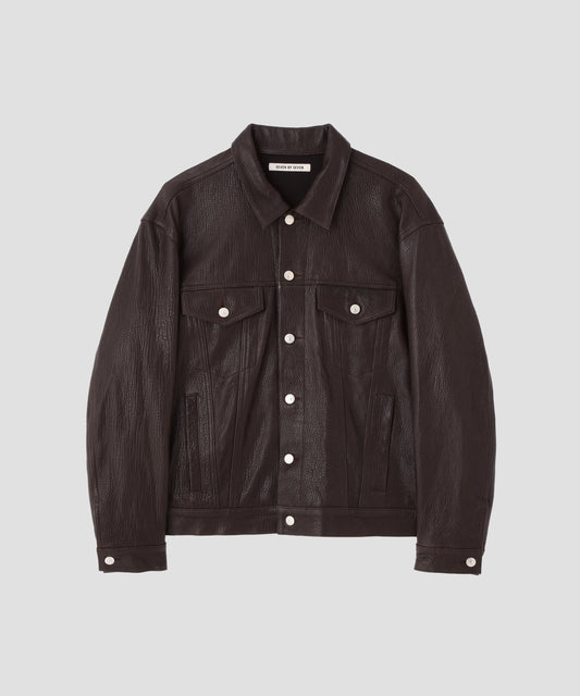 【PRE ORDER】LEATHER TRACKER JACKET <Type：3RD>