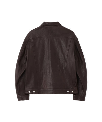 【PRE ORDER】LEATHER TRACKER JACKET <Type：3RD>
