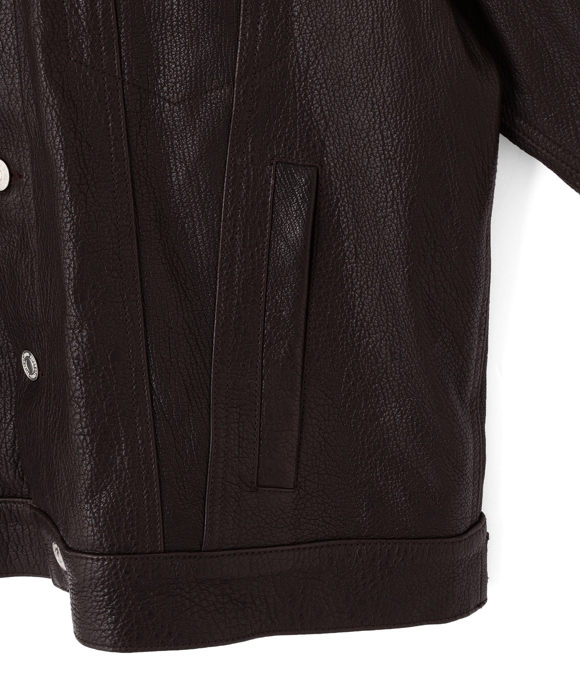 LEATHER TRACKER JACKET | SEVEN BY SEVEN