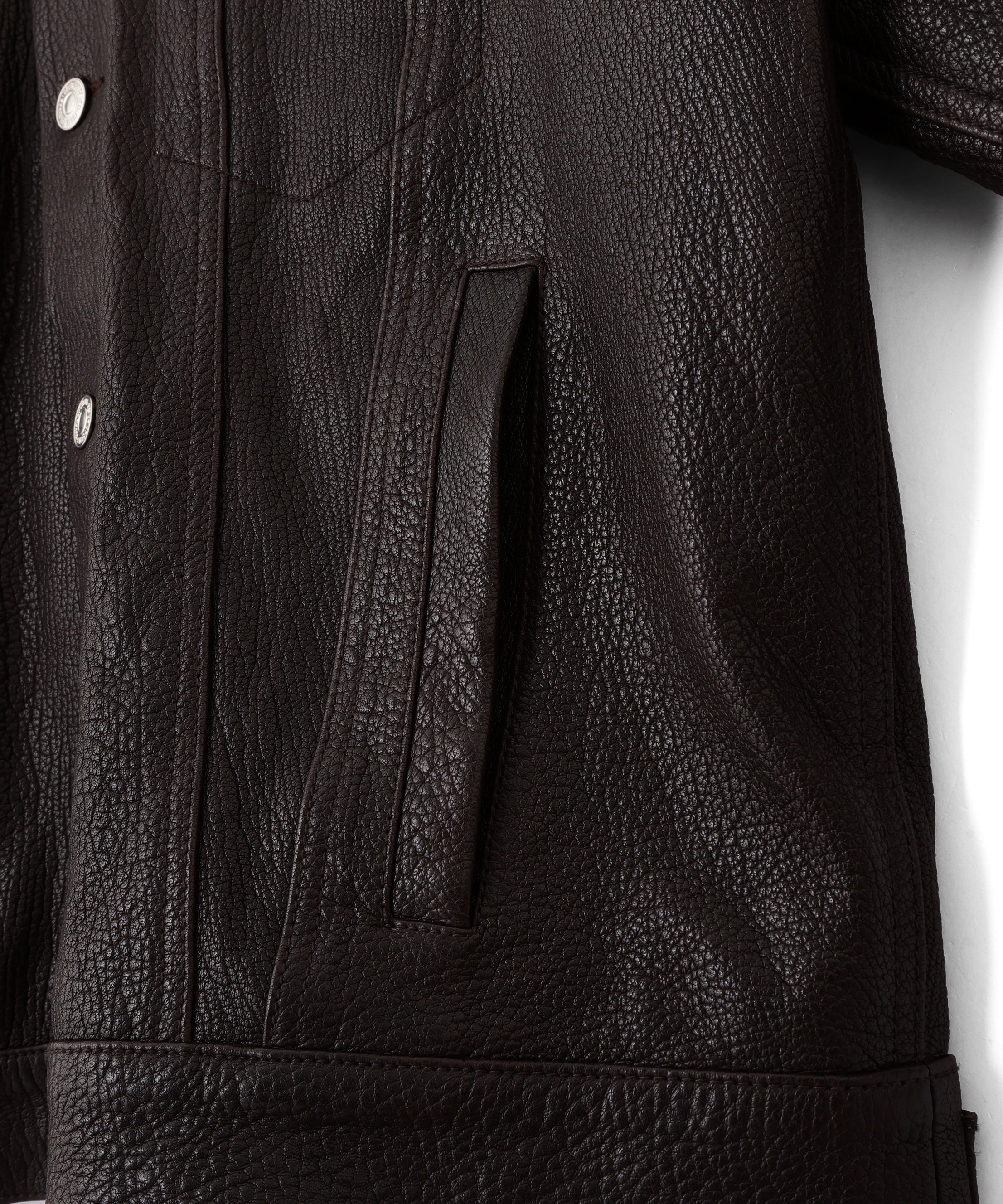 LEATHER TRACKER JACKET | SEVEN BY SEVEN