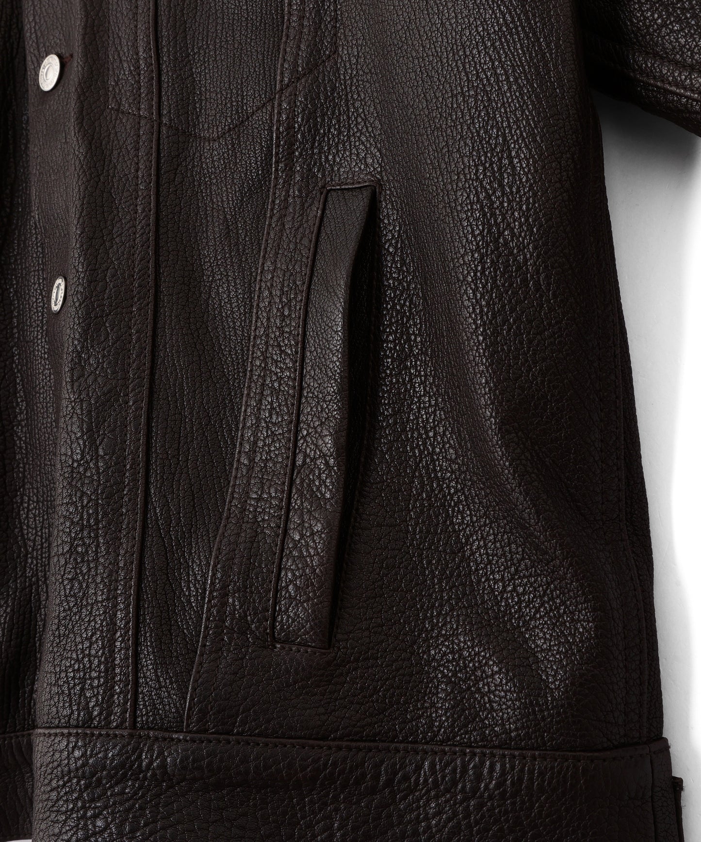 【PRE ORDER】LEATHER TRACKER JACKET <Type：3RD>