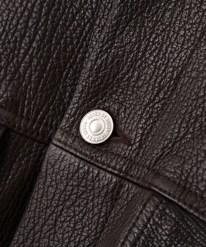 【PRE ORDER】LEATHER TRACKER JACKET <Type：3RD>