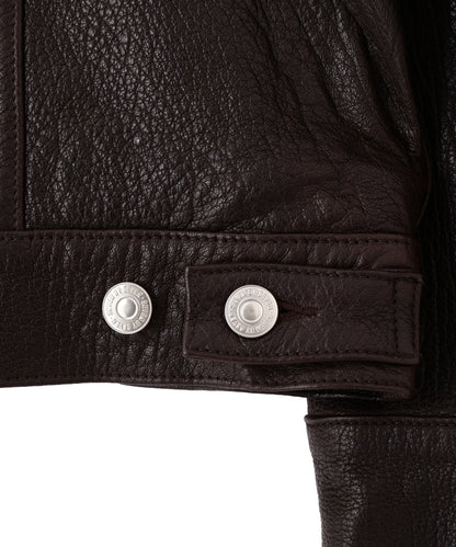 【PRE ORDER】LEATHER TRACKER JACKET <Type：3RD>