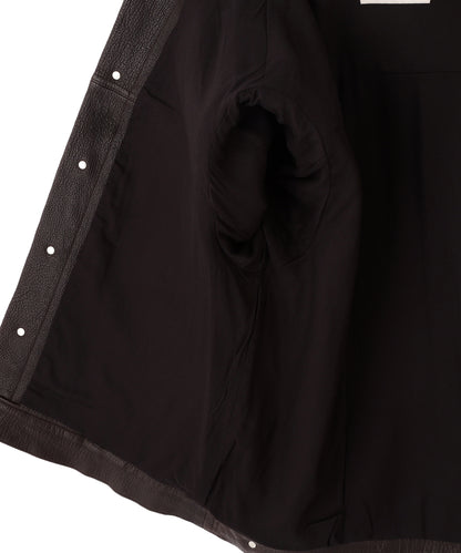 【PRE ORDER】LEATHER TRACKER JACKET <Type：3RD>