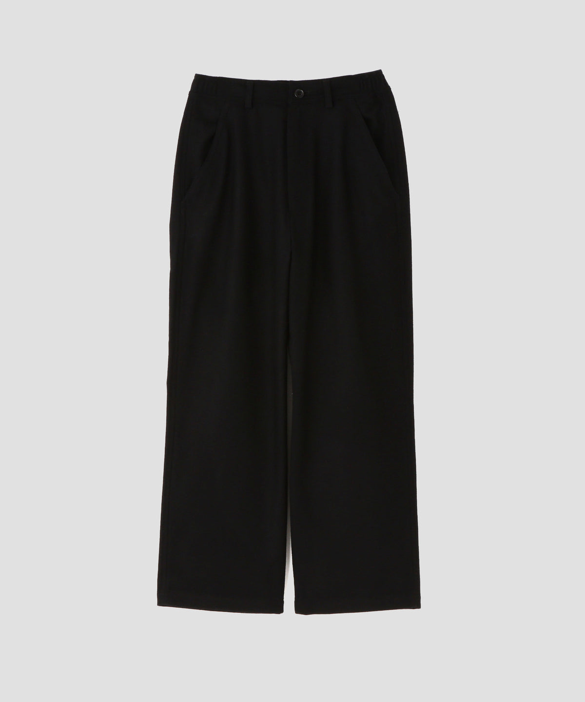 EASY TROUSERS  - Powder Melton -